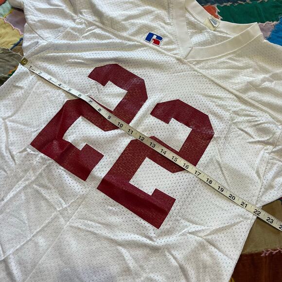Vintage Russell Alabama Crimson Tide #22 White Away Jersey XL - Picture 5 of 5